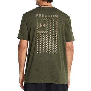 Under Armour UA Freedom Flag Gradient Men's T-Shirt (Marine OD Green/Federal Tan) Size XL