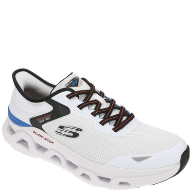 Skechers Men's Sport Slip-Ins RF: Edgeride-Turn Out  (White/Black/Blue) Sizes 8M-14M