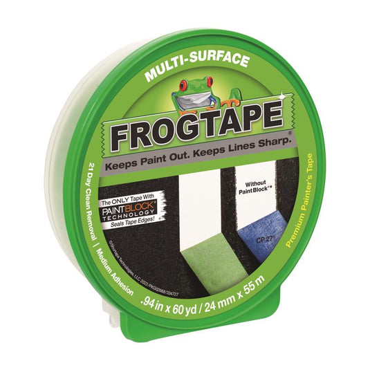 FrogTape 0.94 in. W X 60 yd L Green Medium Strength Painter's Tape 1 pk