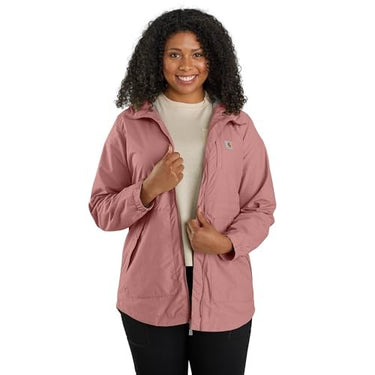 Carhartt Women's Rockford Coat - Relaxed Fit - Lightweight - 1 Warm Rating (Rose Tint) Size XXL