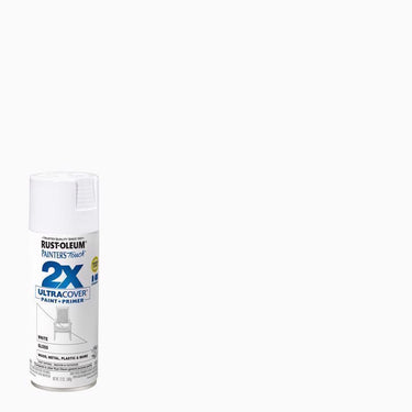 Rust-Oleum Painter's Touch 2X Ultra Cover Gloss White Paint+Primer Spray Paint 12 oz