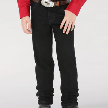 Wrangler Boy's Slim Cowboy Cut Original Fit Jeans (Black) Size 14