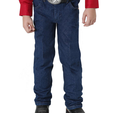 Boy's Wranger Cowboy Cut Original Fit Jeans (Prewashed Indigo) Size 6 Slim