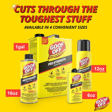 Goof Off Pro Strength Paint Remover 12 oz