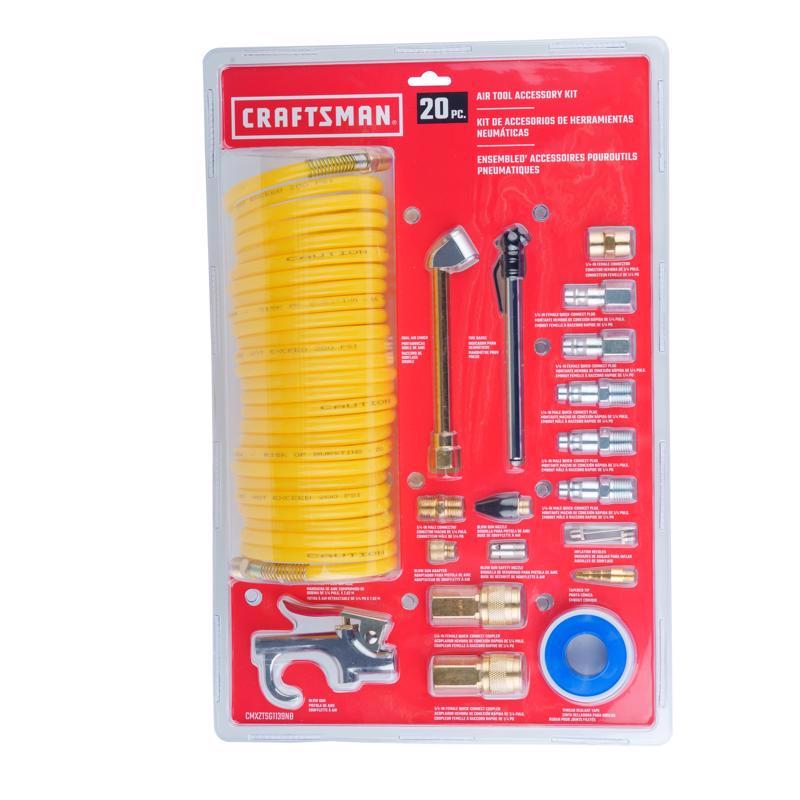 Load image into Gallery viewer, Craftsman 1/4 in. Air Compressor Accessory Kit 20 pc
