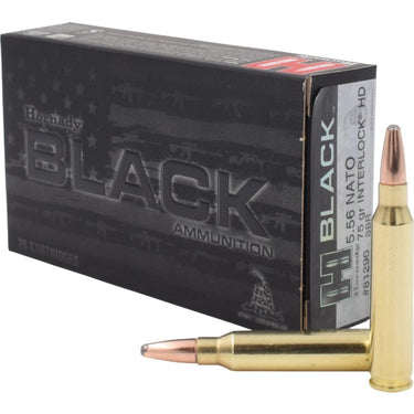5.56 NATO 75 gr Interlock® HD SBR™ Hornady BLACK®