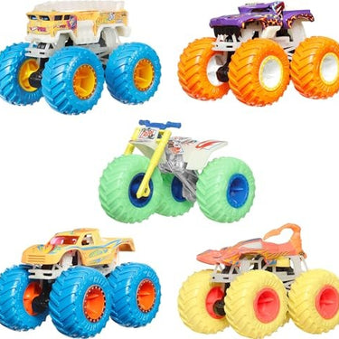 Hot Wheels Monster Trucks Die-Cast 1:64 Scale Toy Truck That Glows in the Dark (Styles May Vary 1 Vehicle per purchase)