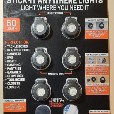 Sona Enterprises Stick-It Anywhere Lights