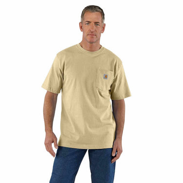 Carhartt Loose Fit Heavyweight Short-Sleeve Pocket T-Shirt (Beach Heather) Size 4XL