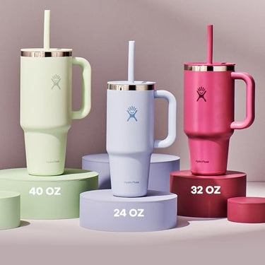 Hydro Flask 24oz Travel Tumbler with Straw Lid (Reef)