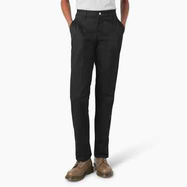 Dickies Women's Super Flex Straight Leg Work Pants (Black) Size 36
