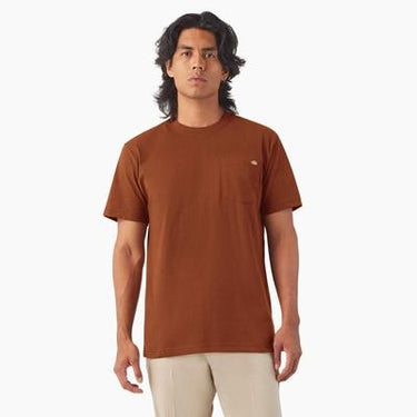 Dickies Heavyweight Heathered Short Sleeve Pocket T-Shirt (Cappuccino) Size XL