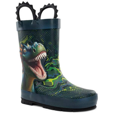 Western Chief Youth Digital Dino Boot (Navy) Size 1 Kids