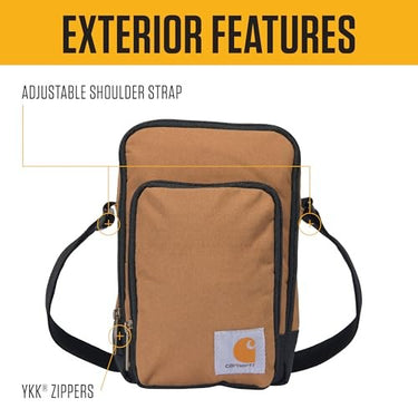 Carhartt Men's Crossbody Zip Bag (Port)