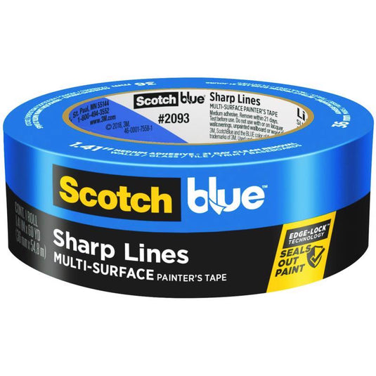 ScotchBlue 1.41 in. W X 60 yd L Blue Medium Strength Painter's Tape 1 pk