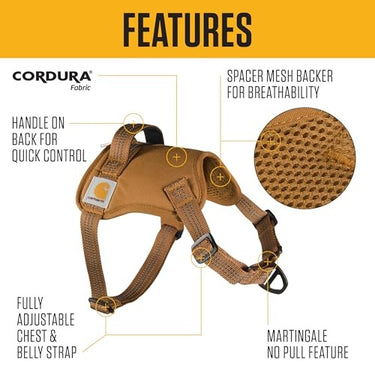 Carhartt Nylon Duck No Pull Dog Harness (Deep Wine) Size XL
