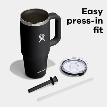 Hydro Flask Large Press-in Straw Lid (Clear)