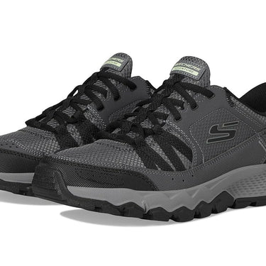 Skechers Men's Dynamite AT Escapar Cushioned Lace-Up Slip-Ins (Black/Charcoal) Sizes 8M-14M