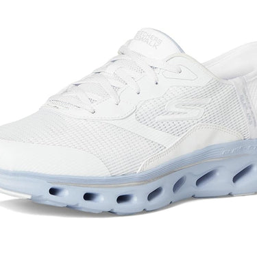 Skechers Women's Slip-ins: GO WALK Glide-Step 2.0 (White/Lavender) Sizes 6M-11M