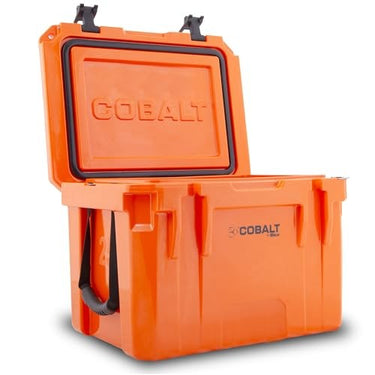 Cobalt 25 Quart Roto-Molded Super Ice Cooler Hunter Orange