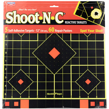 Birchwood Casey Shoot-N-C 12 in Sight-in Targets 5-Pack