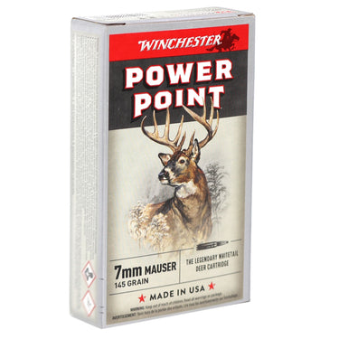 Winchester Power Point 7mm Mauser Ammo 145 Grain PSP 20rd
