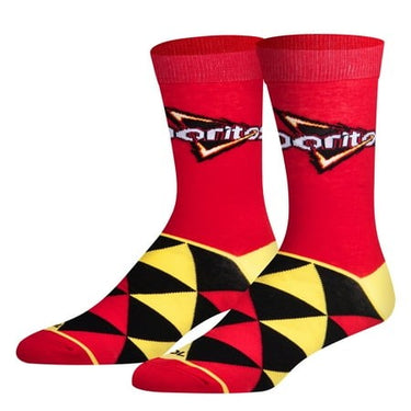 Odd Sox Doritos Nacho Cheese Men's Crew Socks Size L