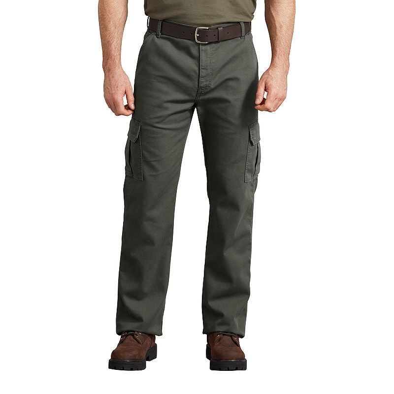 WILLIAMSON-DICKIE Dickies FLEX DuraTech Relaxed Fit Cargo Pants (Stonewashed Olive) Size 36x32
