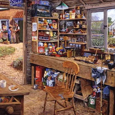 Jigsaw Puzzle Dad's Shed - 500 Pieces Puzzle