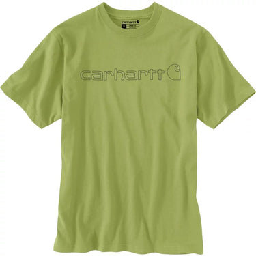 Carhartt Loose Fit Heavyweight Short-Sleeve Logo Graphic T-Shirt (Lime) Size XXL