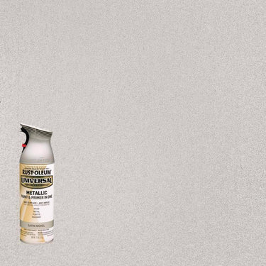 Rust-Oleum Universal Metallic Satin Nickel Metallic Spray Paint 11 oz