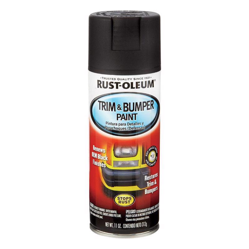 Load image into Gallery viewer, Rust-Oleum Automotive Matte Black Trim &amp; Bumper Spray Paint 11 oz
