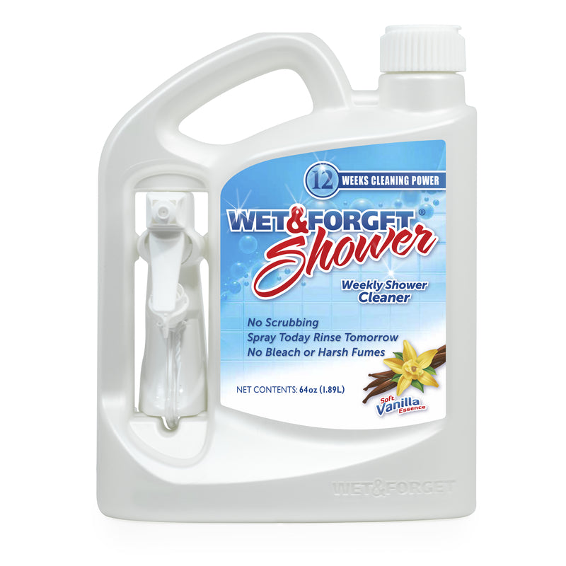 Load image into Gallery viewer, Wet &amp; Forget Vanilla Scent Shower Cleaner 64 oz Spray
