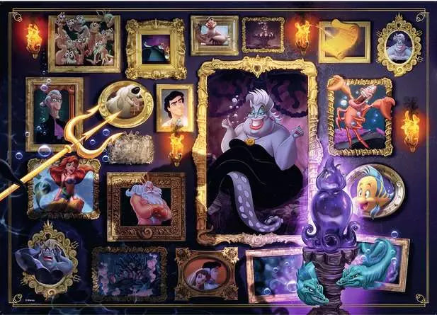 Load image into Gallery viewer, Jigsaw Puzzle Disney Villainous: Ursula - 1000 Pieces
