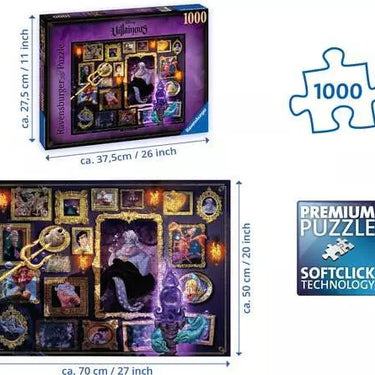 Jigsaw Puzzle Disney Villainous: Ursula - 1000 Pieces