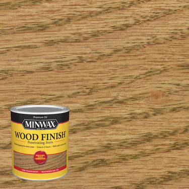 Minwax Wood Finish Semi-Transparent Weathered Oak Oil-Based Penetrating Wood Stain 1 qt