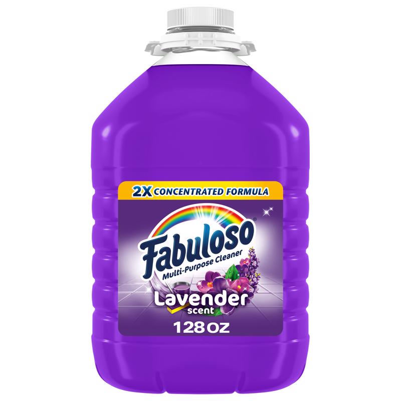 Load image into Gallery viewer, Fabuloso Lavender Scent Multi-Purpose Cleaner Liquid 128 oz
