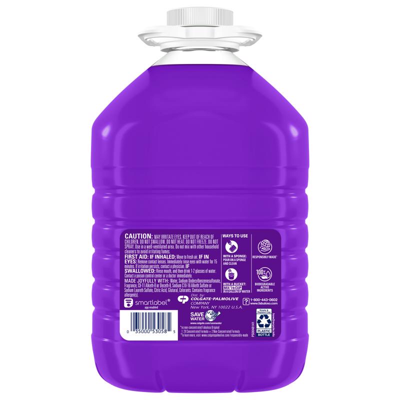 Load image into Gallery viewer, Fabuloso Lavender Scent Multi-Purpose Cleaner Liquid 128 oz
