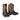 Ariat Phoenix LIL Stompers Toddler Leather Boots - Brown - Size 4