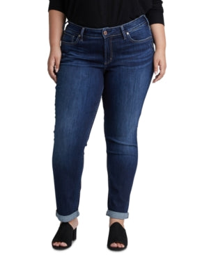 Silver Jeans Co. Boyfriend Jeans (Deep Indigo) Size 18
