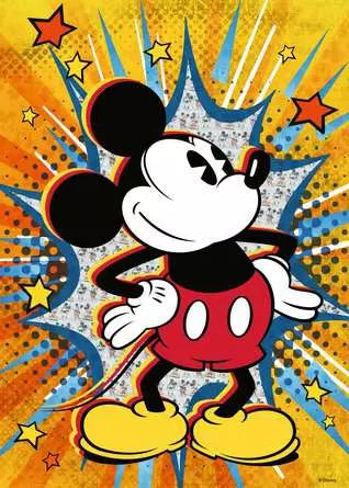 Jigsaw Puzzle Retro Mickey - 1000 Pieces