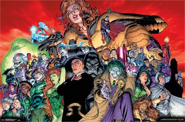 DC Comics Villians Poster