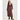 Wrangler Women's Princess Waist Button Front Maxi Dress (Burgundy) Size M