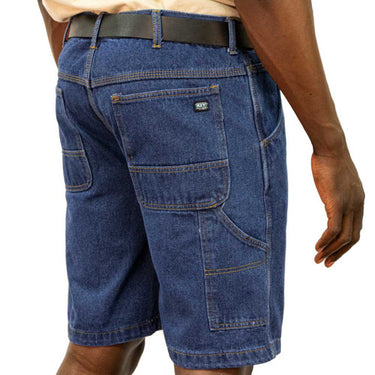 Key Denim Dungaree Shorts (Indigo) Size 44