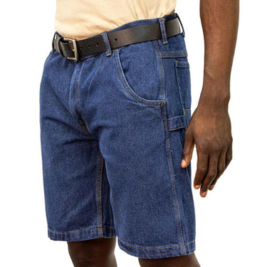 Key Denim Dungaree Shorts (Indigo) Size 44