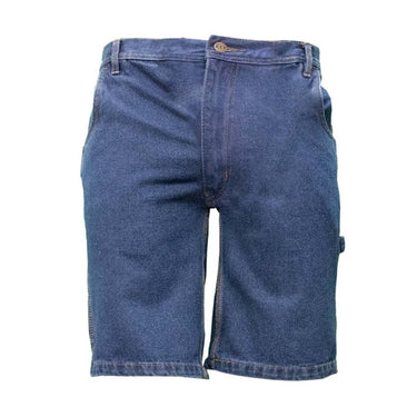 Key Denim Dungaree Shorts (Indigo) Size 42