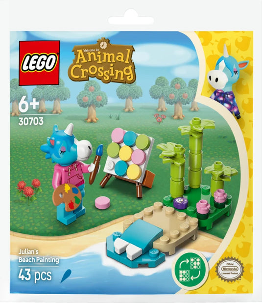 LEGO® Animal Crossing™  Julian's Beach Painting