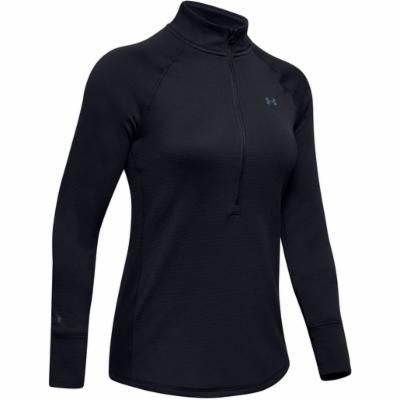 Under Armour ColdGear(R) Base 4.0 1/2 Zip Women's T Shirt Black/Pitch Gray