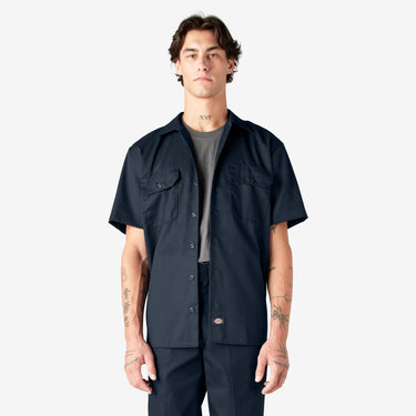 Dickies Short Sleeve Work Shirt (Dark Navy) Size L