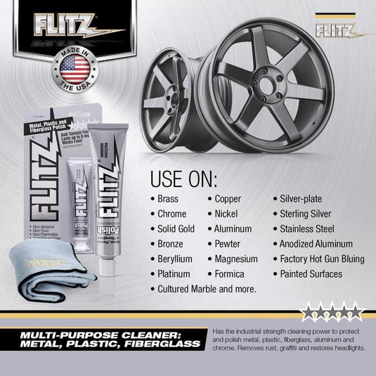 Flitz No Scent Metal Polish 50 gm Cream